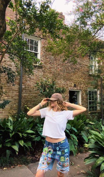 Scout Leader Denim Patch Shorts
